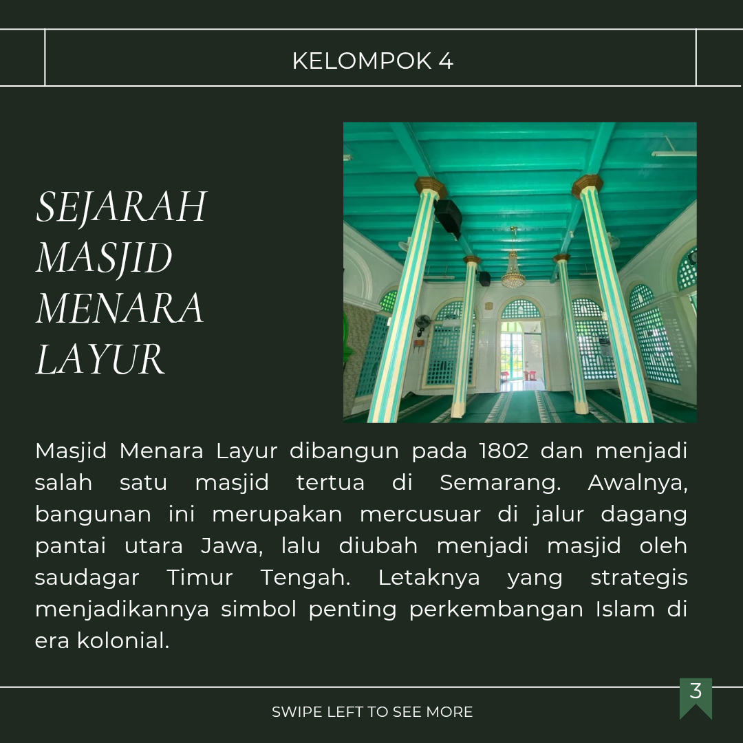 Masjid Menara Layur: Jejak Islam & Perdagangan Maritim Semarang - 4